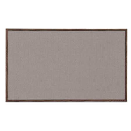 United Visual Products Combo Board, 36"x24", Black Frame/White Porcelain & Cork UVDECORK3624B-WHTPORC-CORK